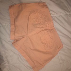 Peach/orange chino shorts